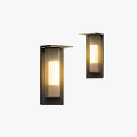 Rectangular Modern Acrylic Outdoor Wall Lamp with Warm Light