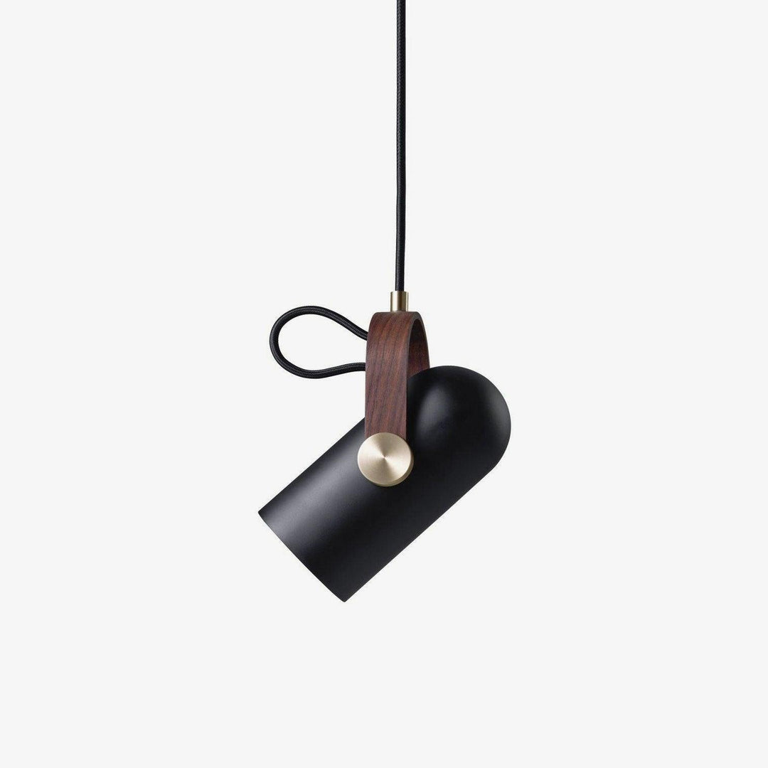 Sleek Mid-Century Pendant Light with Rotating Head