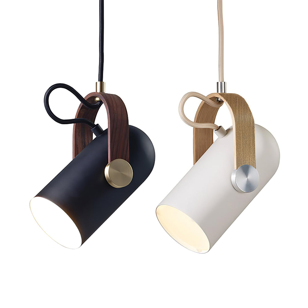 Sleek Mid-Century Pendant Light with Rotating Head