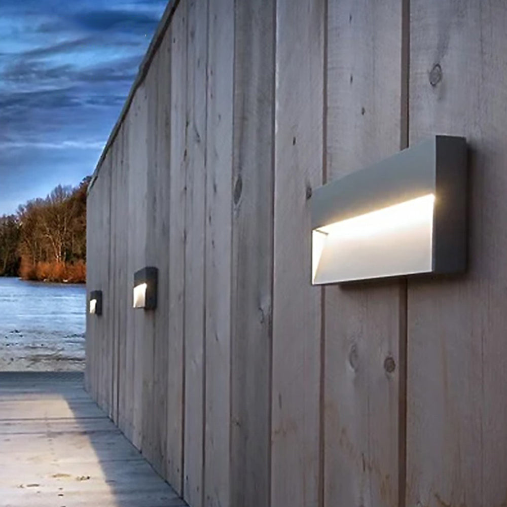 Sleek Modern Outdoor Step/Deck Sensor Light