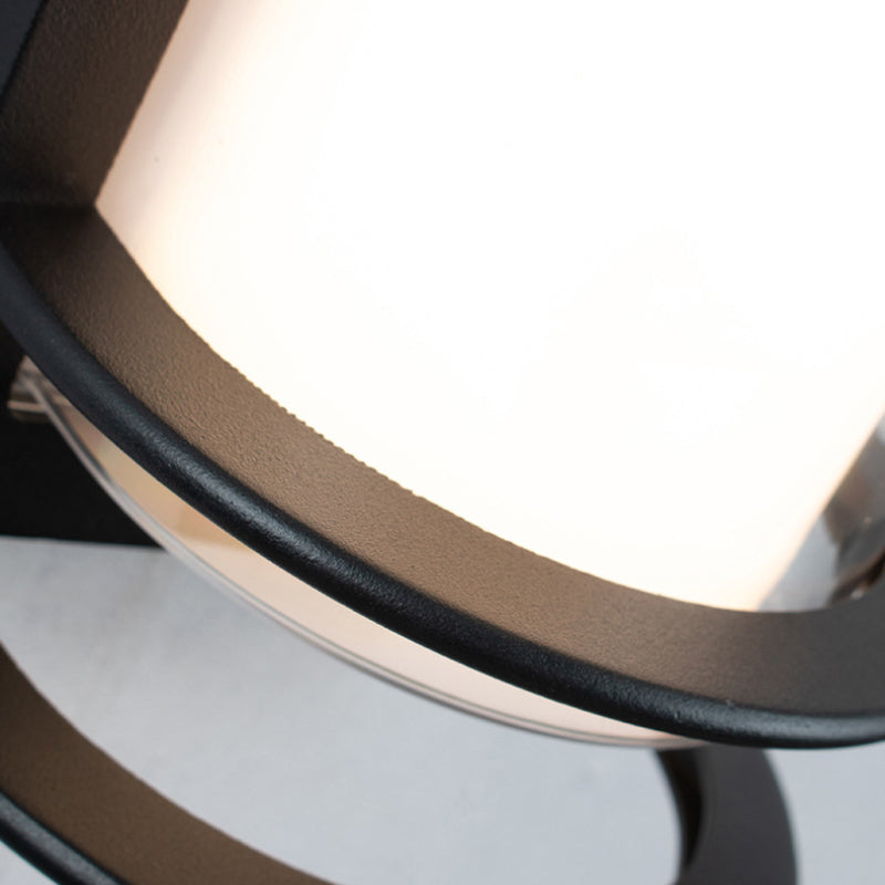 Sleek Modern Waterproof Outdoor Wall Lamp with Metal and Acrylic Finish