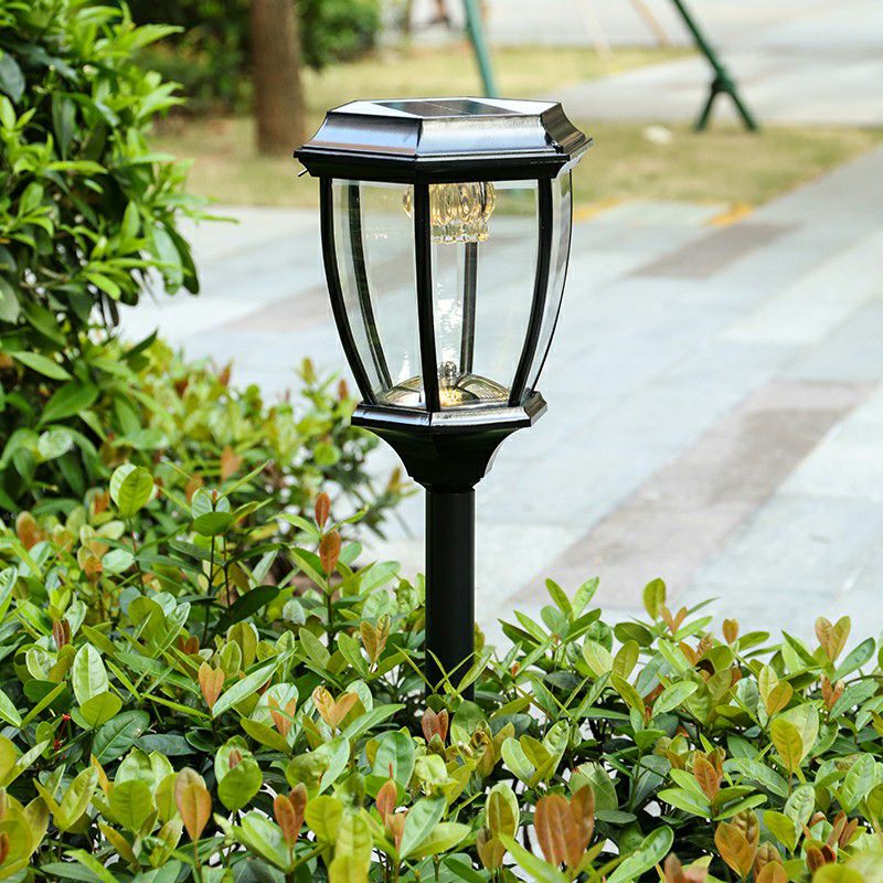 Vintage Solar Path Light – Bronze Lantern-Style for Gardens