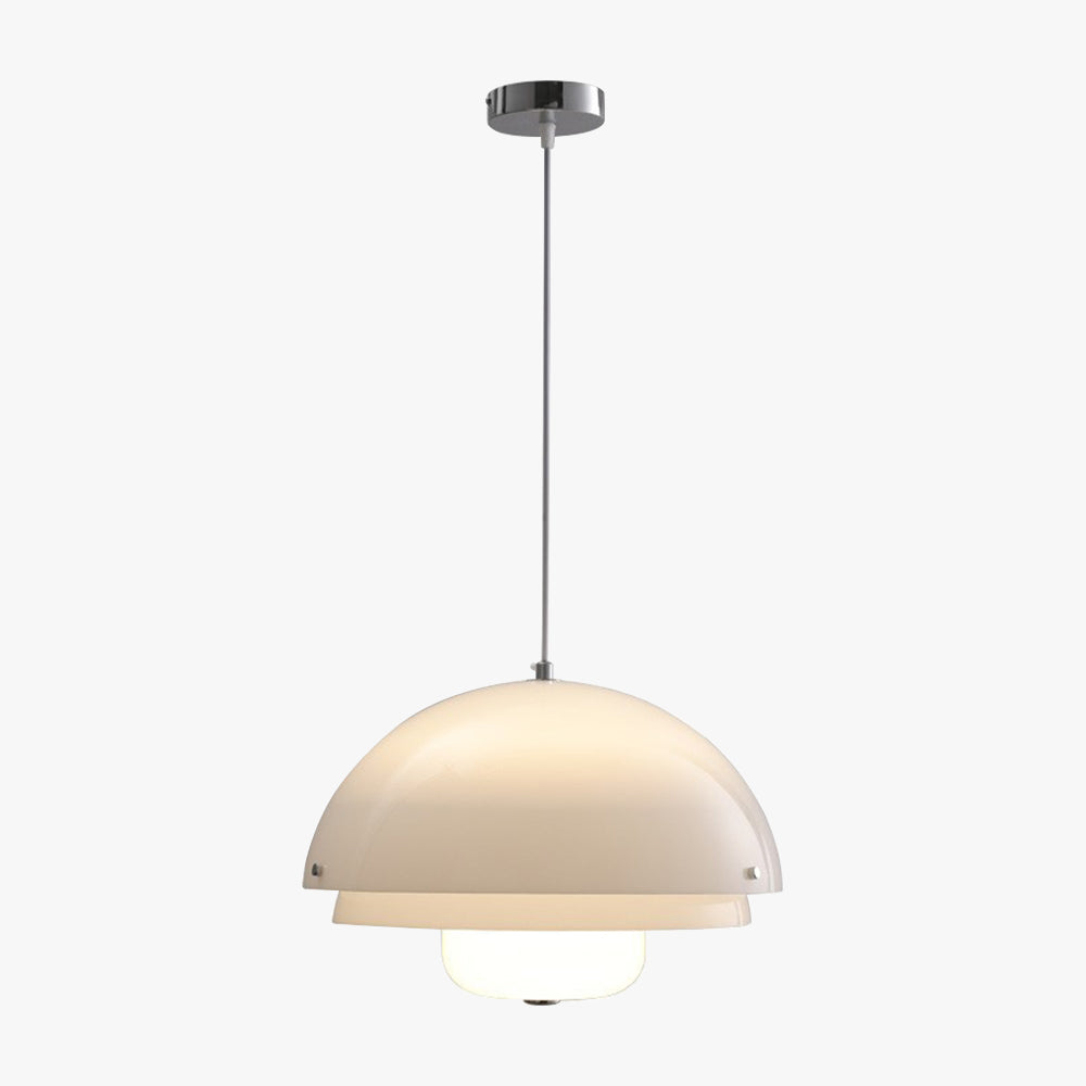 White Dome Pendant Light & Minimalist Design