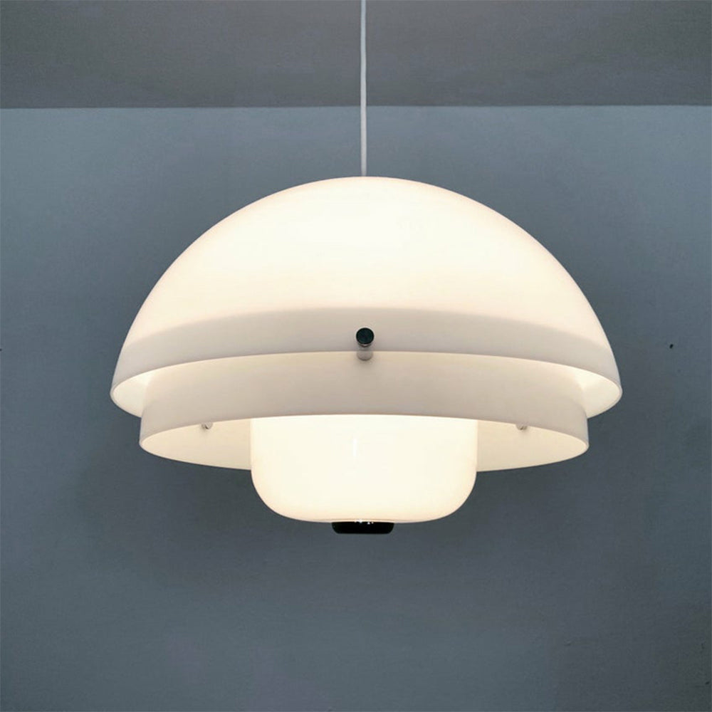 White Dome Pendant Light & Minimalist Design